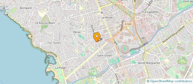 localisation de l'entreprise SCM PARADIS MERMOZ à MARSEILLE