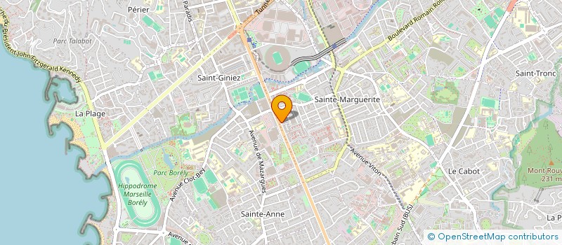 localisation de l'entreprise SCM PARAMED 171 à MARSEILLE