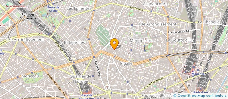 localisation de l'entreprise SCM PARAMEDICAL-CAUCHOIS  PARIS