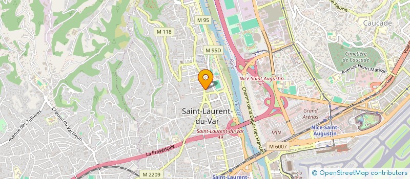 localisation de l'entreprise SCM PARAMEDICALE à SAINT-LAURENT-DU-VAR
