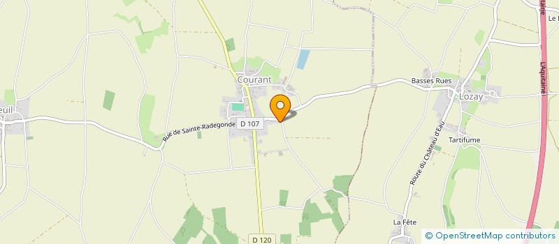 localisation de l'entreprise SCM PARAMEDICALE BEAURIN SEGAS  LOULAY