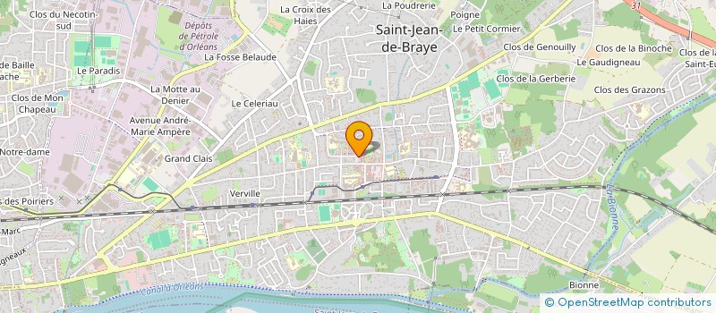 localisation de l'entreprise SCM PARAMEDICALE DANTON à SAINT-JEAN-DE-BRAYE