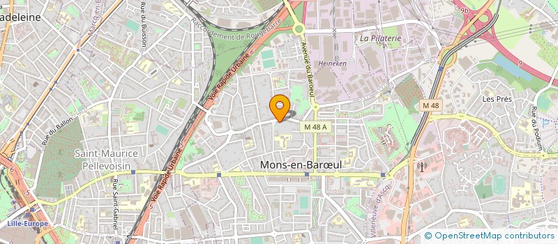 localisation de l'entreprise SCM PARAMEDICALE MB  MONS-EN-BARUL