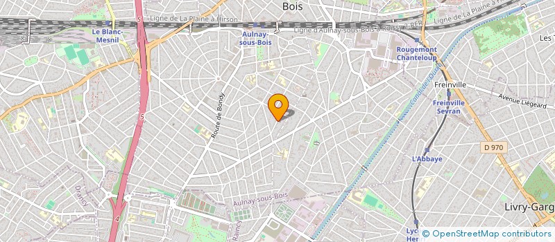 localisation de l'entreprise SCM PARAMEDICALE VERCINGETORIX à AULNAY-SOUS-BOIS