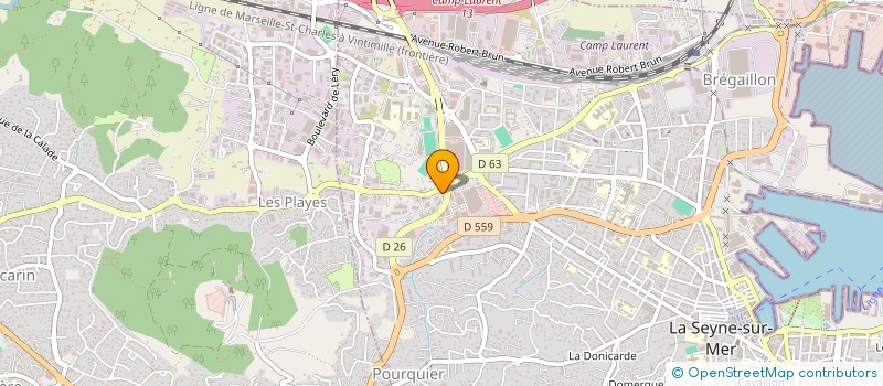 localisation de l'entreprise SCM PARENTE-BERTHAUD à LA SEYNE-SUR-MER