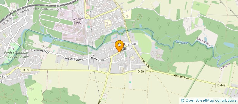 localisation de l'entreprise SCM PARINNE  BOURAY-SUR-JUINE