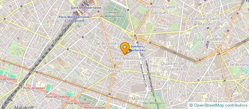 localisation de l'entreprise SCM PARNASSE  PARIS