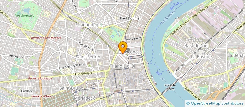 localisation de l'entreprise SCM PARO IMPLANT à BORDEAUX