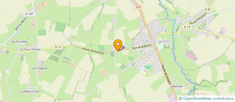 localisation de l'entreprise SCM PASQUIER ET MARIE  TILLY-SUR-SEULLES