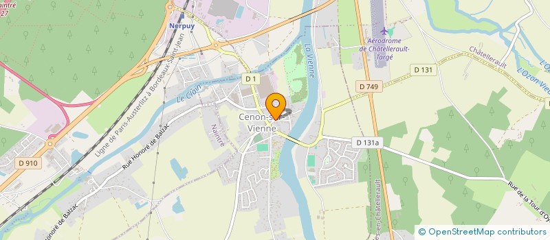 localisation de l'entreprise SCM PASSERA - ROMERO - ALCOBENDAS MONINO  CENON-SUR-VIENNE