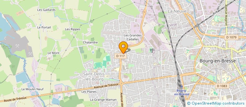 localisation de l'entreprise SCM PASTEUR  SAINT-DENIS-LES-BOURG