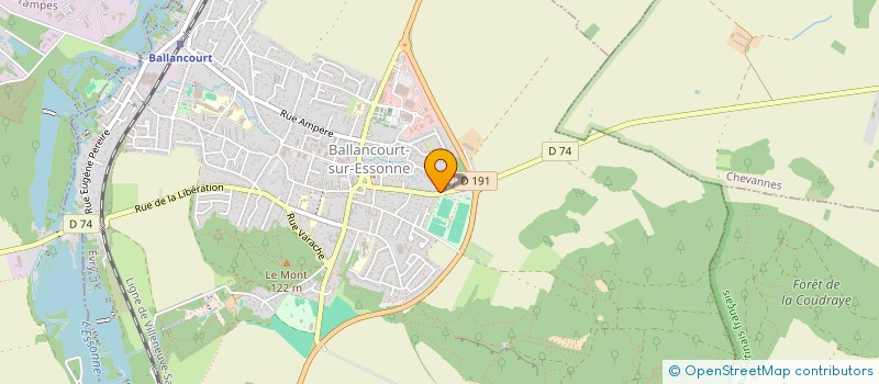 localisation de l'entreprise SCM PATOUILLARD RONGA PEZERET à BALLANCOURT-SUR-ESSONNE