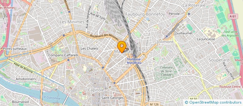 localisation de l'entreprise SCM PATRICK'S à TOULOUSE