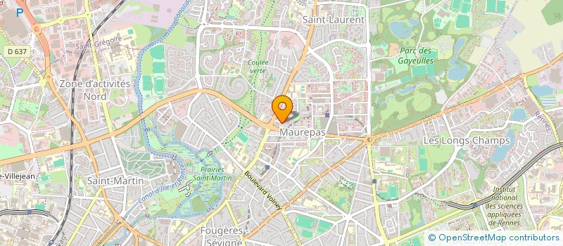 localisation de l'entreprise SCM PATTON à RENNES