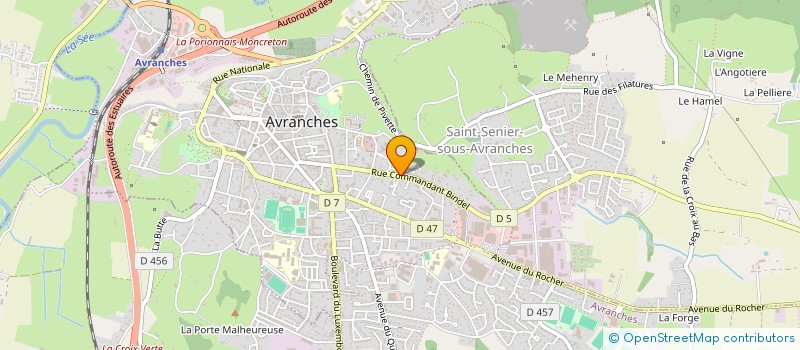localisation de l'entreprise SCM PATTON à AVRANCHES