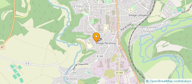 localisation de l'entreprise SCM PAUL ET CARRIO à CHAUMONT
