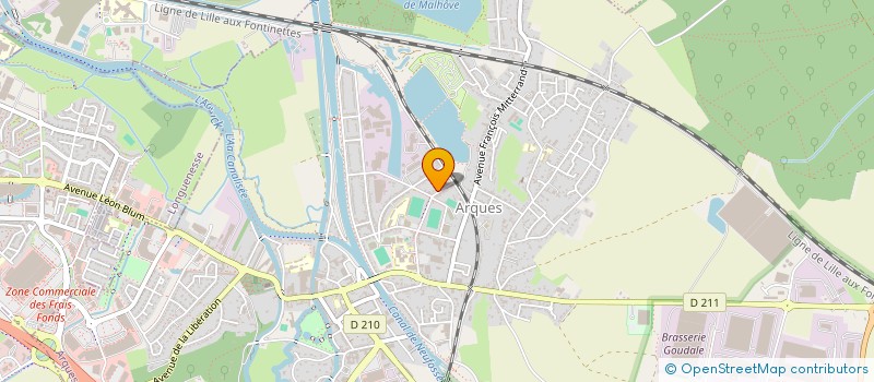 localisation de l'entreprise SCM PAULTOM  ARQUES