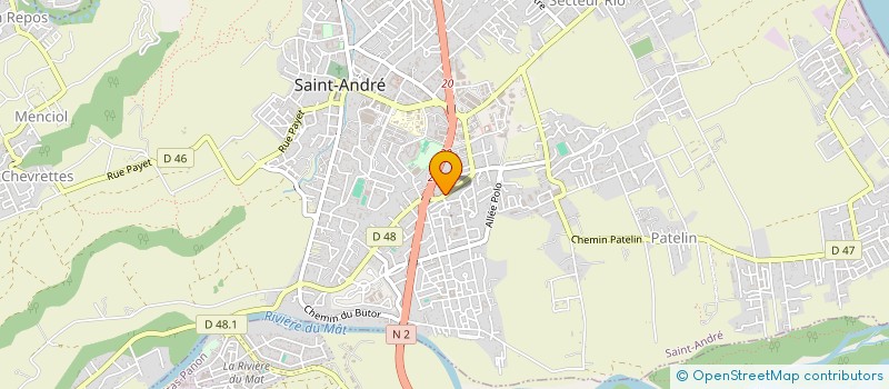 localisation de l'entreprise SCM PAUSE THIAW-THI à SAINT-ANDRE
