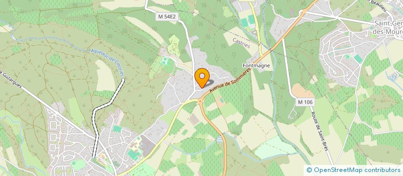 localisation de l'entreprise SCM PAYSAGE  CLAPIERS