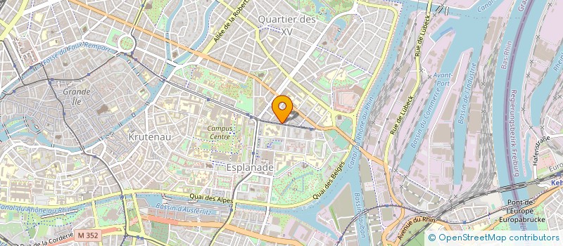 localisation de l'entreprise SCM PECHEUR METTHEZ EQUOY à STRASBOURG