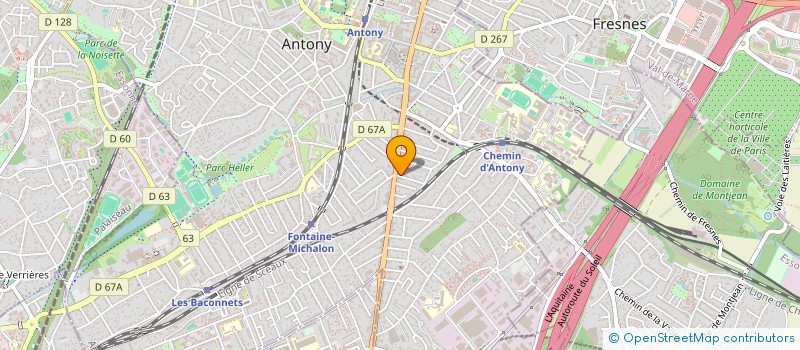 localisation de l'entreprise SCM PEDIAKINE à ANTONY