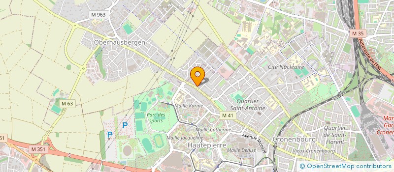 localisation de l'entreprise SCM PEDICURIE-PODOLOGIE FIRN-MORA à STRASBOURG