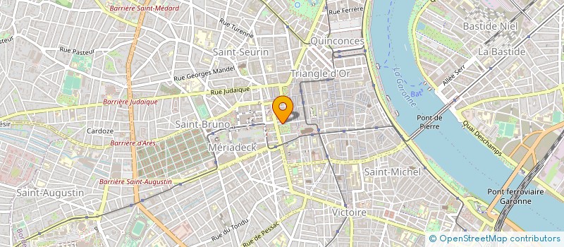 localisation de l'entreprise SCM PEDROSA HOURCLATS à BORDEAUX