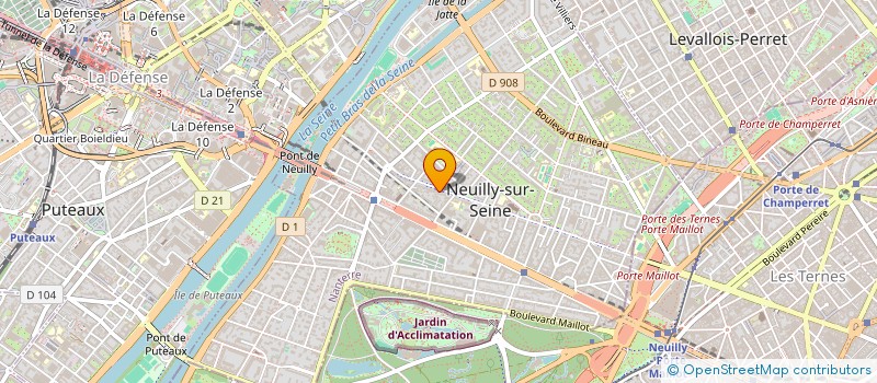 localisation de l'entreprise SCM PERETTI SANTE à NEUILLY-SUR-SEINE