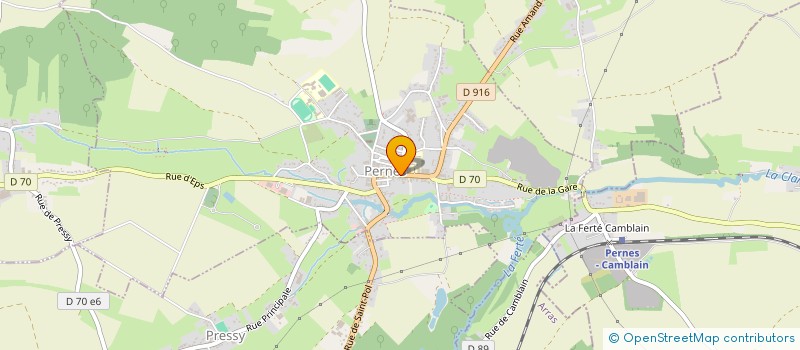 localisation de l'entreprise SCM PERNES SANTE à PERNES