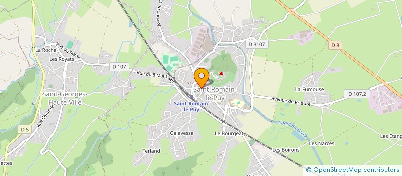 localisation de l'entreprise SCM PEROL ET LUTZ-PAGES à SAINT-ROMAIN-LE-PUY
