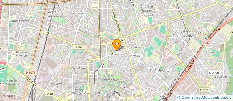 localisation de l'entreprise SCM PERROT MALHERBE MEDICAL  GRENOBLE