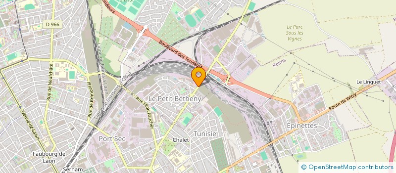 localisation de l'entreprise SCM PETIT-DEMOUGIN-TOURNEUX  BETHENY