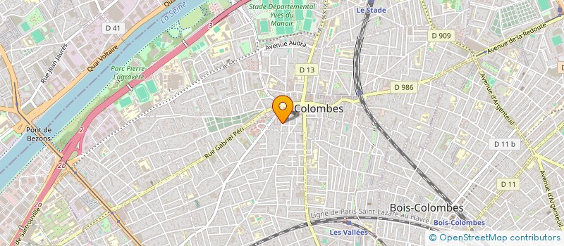 localisation de l'entreprise SCM PETITE LC2 à COLOMBES