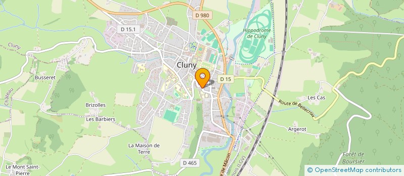 localisation de l'entreprise SCM PETRE GAUTHIE à CLUNY