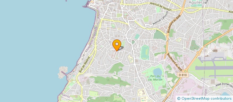 localisation de l'entreprise SCM PETROC à BIARRITZ