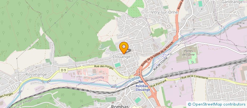 localisation de l'entreprise SCM PETRY LEJEUNE CHENON  CLOUANGE