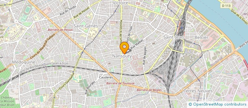 localisation de l'entreprise SCM PEYS - DUMAS - PAPIN à BORDEAUX