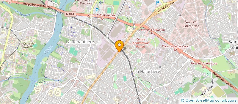 localisation de l'entreprise SCM PHILEAS à NANTES