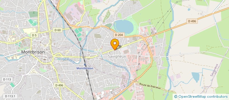 localisation de l'entreprise SCM PHYSIO 42  SAVIGNEUX