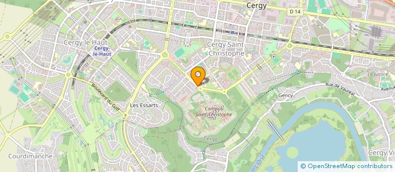 localisation de l'entreprise SCM PHYSIO BELLEVUES  ERAGNY