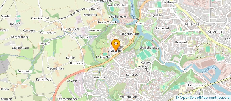 localisation de l'entreprise SCM PHYSIO BREST à BREST