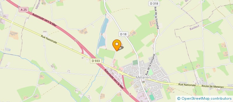 localisation de l'entreprise SCM PHYSIO FLANDRES  METEREN