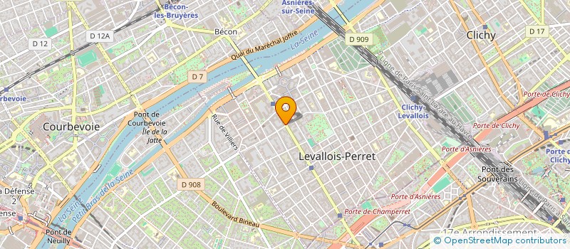 localisation de l'entreprise SCM PHYSIO SPORT LEVALLOIS à LEVALLOIS-PERRET