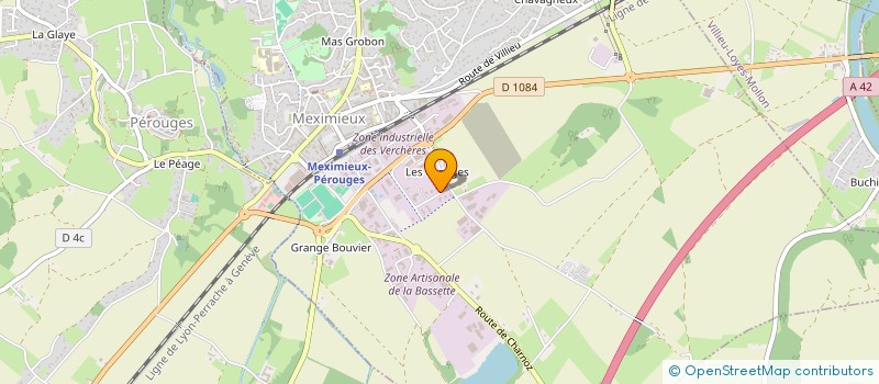 localisation de l'entreprise SCM PHYSIOKIN' à MEXIMIEUX