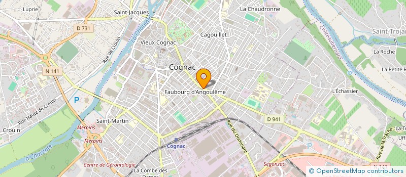 localisation de l'entreprise SCM PICARD-PECHEVIS à COGNAC