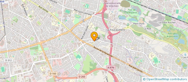 localisation de l'entreprise SCM PICASSO à ANGERS