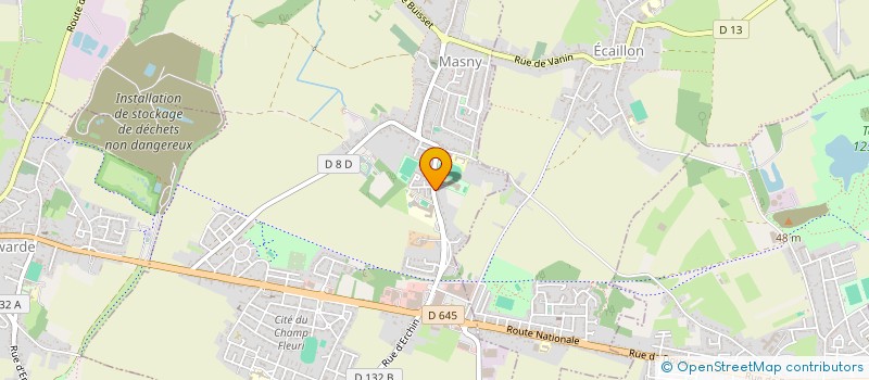 localisation de l'entreprise SCM PIERGE  MASNY