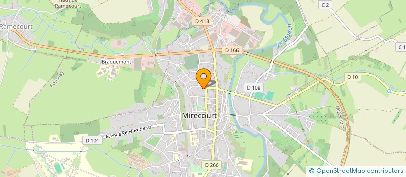 localisation de l'entreprise SCM PIERRE ET JEANDEL  MIRECOURT