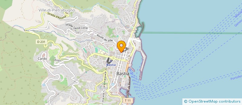 localisation de l'entreprise SCM PINCHON ET MOURIER à BASTIA