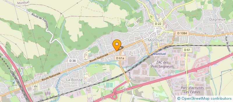 localisation de l'entreprise SCM PINLOCHE SOITEL CHATILLON GIRARD à LA BOISSE